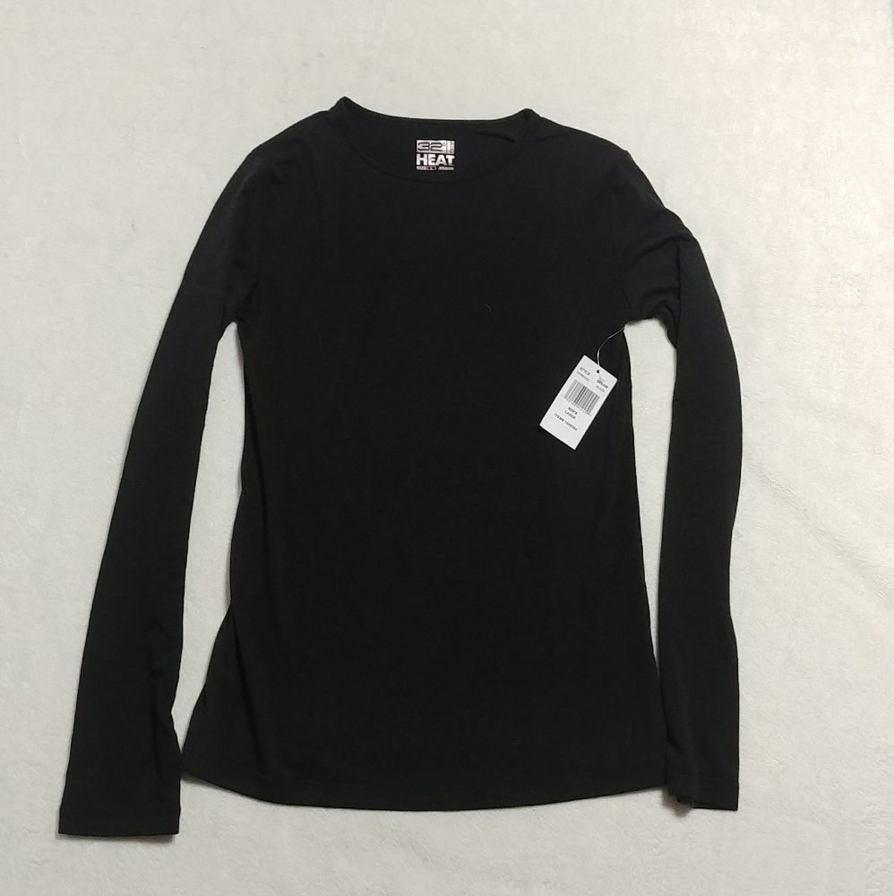 🆕 32 degree heat long sleeve large black shirt